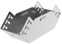 ESCA 3 Поворот вертикальный внутренний 90град 100х100-0,6 IEK