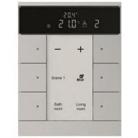 2CKA006330A0038 - SBS/U6.0.1-83 Регулятор комнатной температуры ведомый, 6-клавишный, серебристый алюминий