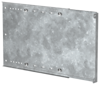 FORMAT Перегородка секционирования вертикальная для вертикального шинного отсека 250х400мм в шкаф глубиной 800мм IEK