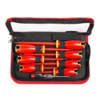 Набор диэлектрических отверток НИО-2208-S серия ПРОФИ для работ под напряжением до 1000 В (КВТ)