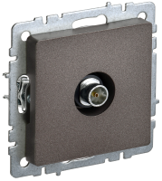 BRITE Розетка TV оконечная РТВ11-0-БрТБ темная бронза IEK