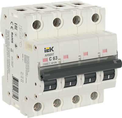 ARMAT Автоматический выключатель M10N 4P C 63А IEK