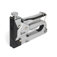 Степлер строительный СТС-3 серия ПРОФИ с пружинным ударным механизмом и скобами в комплекте (КВТ)