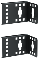 ITK LINEA S Кронштейн для крепления вертикальных PDU в зоне Zero-U черный (2шт/компл)