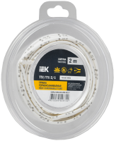 Трубка термоусадочная ТТУ нг-LS 2/1 белая (2м/упак) IEK