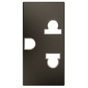 1318.80 - Механизм розетки EU/US стандарта, серия Zenit, 1-модульный, цвет антрацит