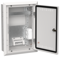 TITAN 5 Корпус мультимедиа ЩРв-24 (1х24) 505х365х130мм IP30 белый IEK