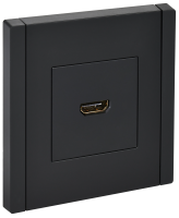 FORTE&PIANO Розетка HDMI FP140 черный IEK