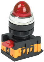 Лампа AL-22 сигнальная d22мм красный неон/240В цилиндр GENERICA