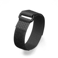 Стяжка-велькро КСВ-П 20х450 (черн) с замком-пряжкой (Fortisflex)