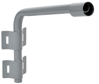 Кронштейн КР-2 D=48мм L=500мм под монтажную ленту 2 хомута серый IEK