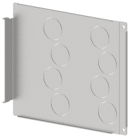 FORMAT Перегородка аппаратного отсека боковая вертикальная с проходными сальниками высота 300мм IEK