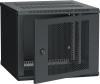 ITK Шкаф LINEA W 6U 600х600мм дверь перфорированная черный RAL9005