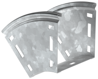 ESCA Поворот плавный 45град тип В20 100х300мм HDZ IEK