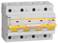 KARAT Автоматический выключатель ВА47-100 4P D 20А 10кА IEK
