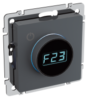 BRITE Термостат электронный с индикацией ТС10-1-БрМ маренго IEK