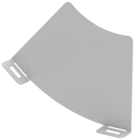 Перегородка разделительная 100мм поворота вертикального внутреннего 45град RAL 9016 IEK