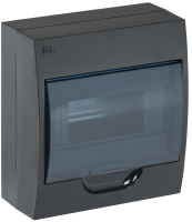 KREPTA 3 Корпус пластиковый ЩРН-П-8 IP41 черный IEK