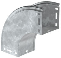 ESCA Поворот плавный 90град тип В20 80х100мм HDZ IEK