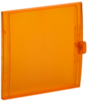 TEKFOR Дверца для корпуса пластикового КМПн-24 IP65 оранжевая прозрачная IEK