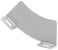 Перегородка разделительная 50мм поворота вертикального внутреннего 45град RAL 9016 IEK