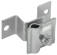 Держатель-зажим соединительный проводника круглого 6-10мм опорный L=30-40мм оцинкованная сталь IEK