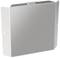 ESCA 3 Крышка поворота вертикального внешнего 90град 80х200-0,6 IEK