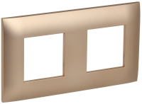 SKANDY Рамка 2-местная SK-F02Sa песочный IEK
