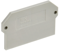 Заглушка для колодки клеммной CTS-DT 4мм2 серая IEK