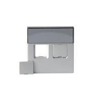 2TKA000607G1 - Накладка для 2хRJ45, Impressivo, алюминий