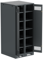 ITK LINEA B Шкаф аккумуляторный (пустой) 2000х900х950мм двустворчатая металлическая дверь черный