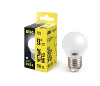 Лампа светодиодная G45 шар 9Вт 230В 6500К E27 IEK