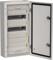 TITAN 5 Корпус металлический ЩРн-36 (1х36) 585х310х140мм IP54 серый (одна дверь) IEK