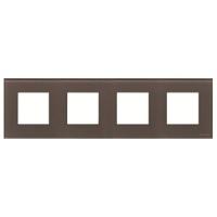 2CLA227100N3901 - Рамка 1-постовая, 2-модульная, серия Zenit, стекло Брызги шампанского