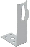 Держатель проводника круглого 6-8мм угловой h=80мм оцинкованная сталь IEK