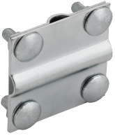 Зажим крестообразный полоса/пруток-полоса/пруток 40/12мм оцинкованная сталь IEK