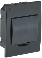 KREPTA 3 Корпус пластиковый ЩРВ-П-6 IP41 черный IEK