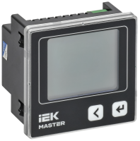 Амперметр цифровой щитовой однофазный RS-485 72х72 LCD MASTER IEK