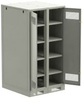 ITK LINEA B Шкаф аккумуляторный (пустой) 1700х900х950мм двустворчатая металлическая дверь серый