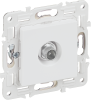 SKANDY Розетка TV проходная SK-A17W арктический белый IEK