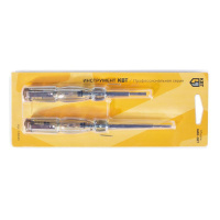 Набор индикаторных отверток НИО-02Т серия ПРОФИ для контактного определения наличия переменного напряжения (КВТ)