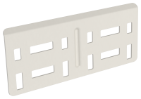 Пластина соединительная 80мм RAL 9016 IEK