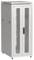 ITK LINEA N Шкаф сетевой 19" 28U 600х800мм двери передняя перфорированная задняя двустворчатая перфорированная серый
