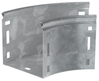 Поворот плавный 45град (тип Г01) ESCA 100х100мм HDZ IEK