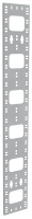 ITK Органайзер кабельный вертикальный 150х12мм 24U серый