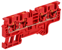 ARMAFIX Клемма пружинная Push In CP-MC 4 вывода 4мм2 красная IEK
