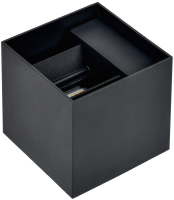 Светильник уличный светодиодный 5111 настенный 6Вт 4000К IP65 черный IEK