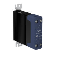Реле твердотельное SSR1 15А 4-32В DC 24-480В AC с радиатором ONI