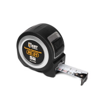 Рулетка строительная РС-01-5х25 серия ПРОФИ 2-го класса точности с кнопкой временной фиксации, переключателем постоянной фиксации (КВТ)