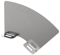 Перегородка разделительная 80мм поворота вертикального внешнего 45град IEK